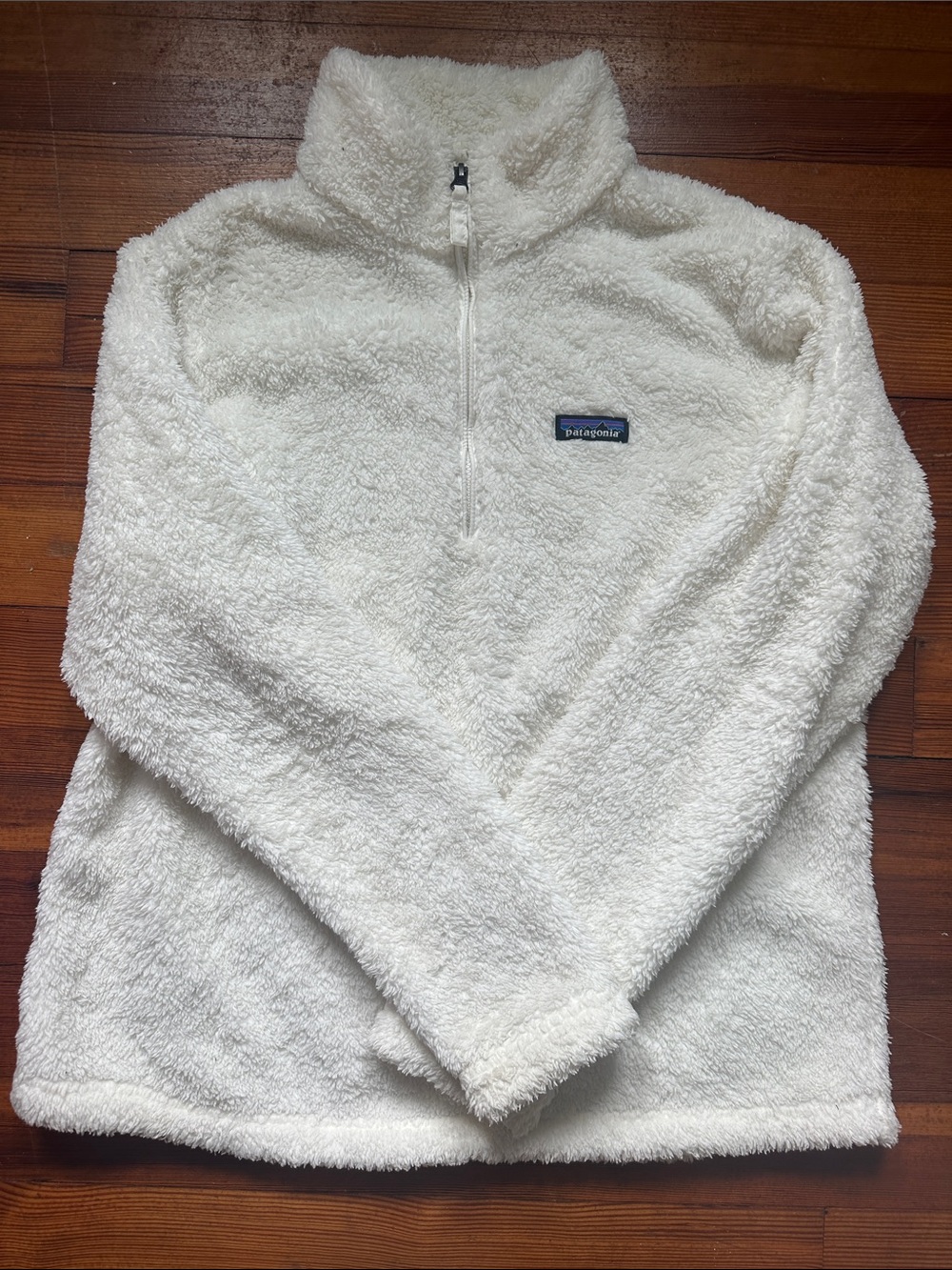 Patagonia Women's Cream Sherpa Half-Zip Pullover